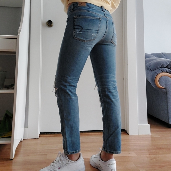 American Eagle Jeans, model: Boy crop - Picture 3 of 6